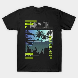 California Beach summer tropical T-Shirt